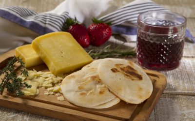 Arepas de yuca con queso